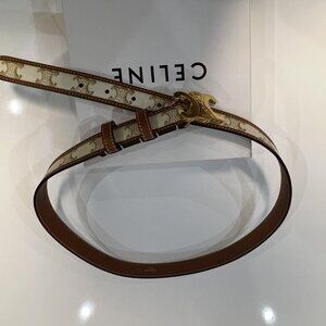 celine triomphe canvas belt Sz 90